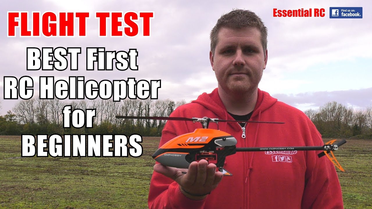 BEST FIRST radio controlled (RC) HELICOPTER for BEGINNERS ! OMPHOBBY M2 Flybarless RC Helicopter