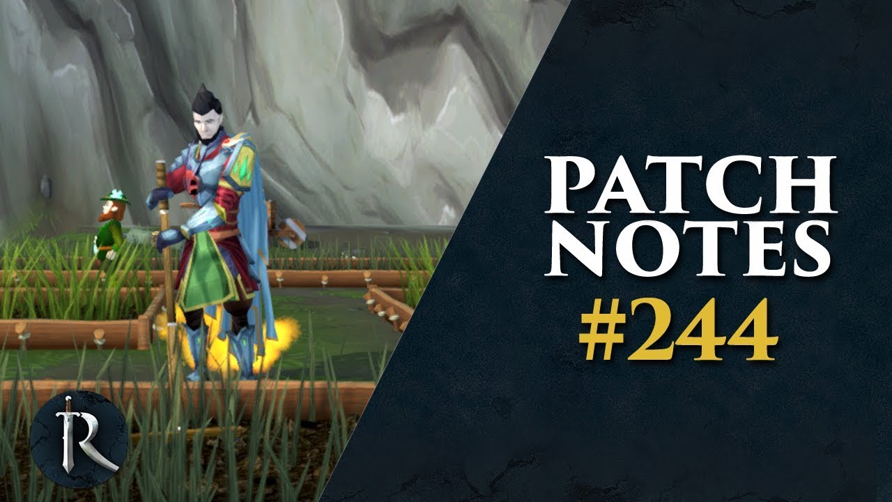 RuneScape Patch Notes #244 - 12th November 2018
