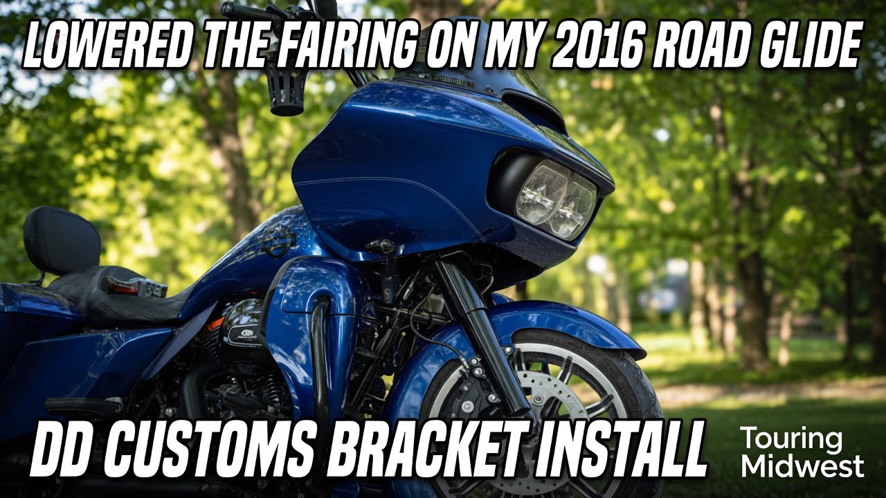 Dazzling Transformation: Dd Customs' Game-changing Road Glide Fairing Relocation!