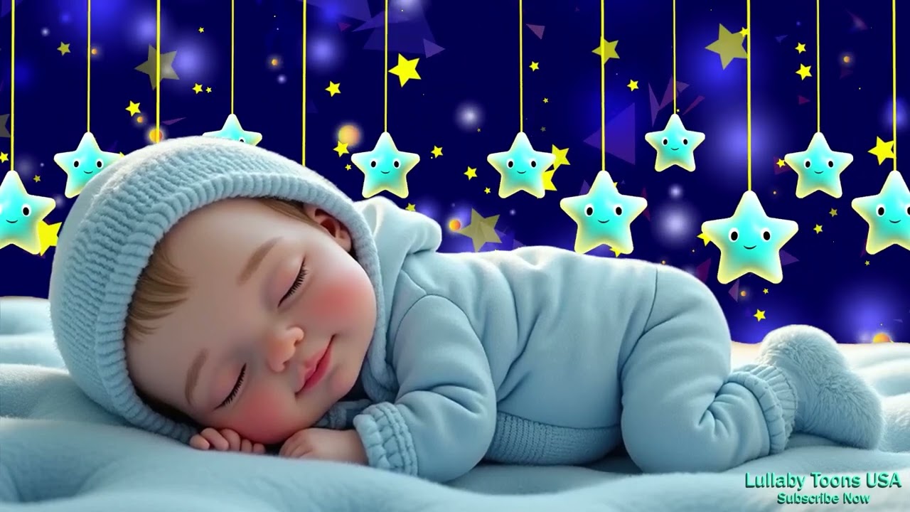 Baby Mozart Lullaby ♥ Calming Night Sleep Music ♫ Sweet Dreams & Brain Development for Infants