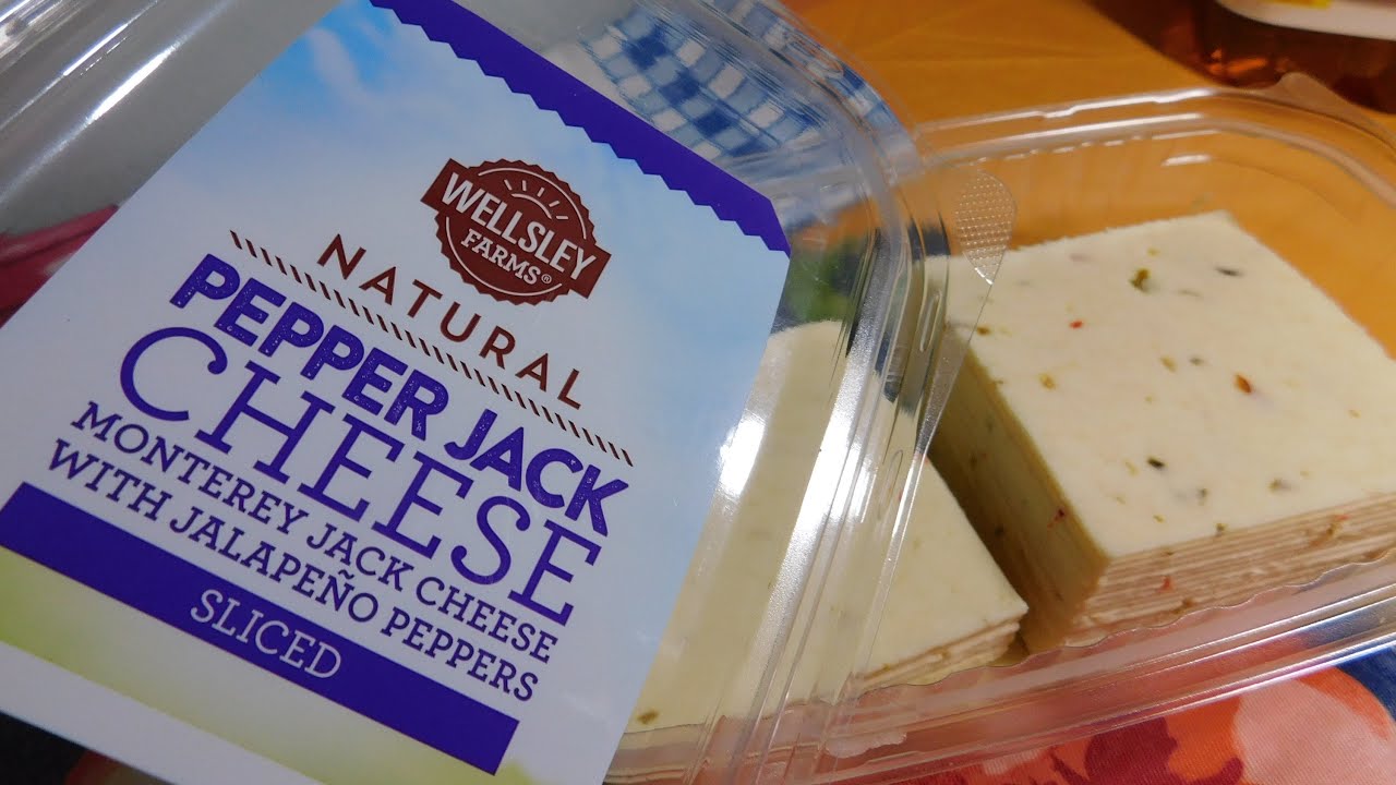 Pepper Jack Cheddar Cheese, Wellsley Farms Sliced Pepper Jack Cheddar Cheese, BJs Cheese
