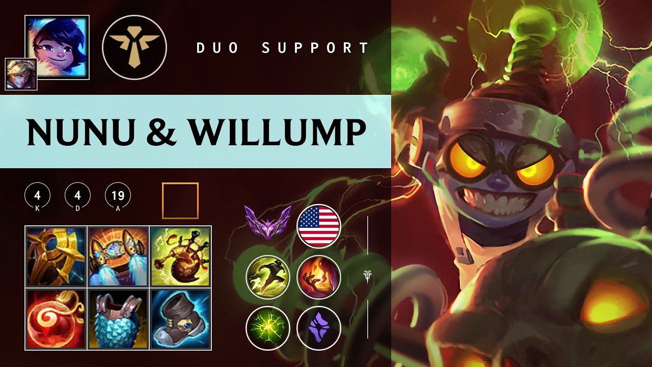 Nunu & Willump Support vs Morgana - NA Master Patch 26.02