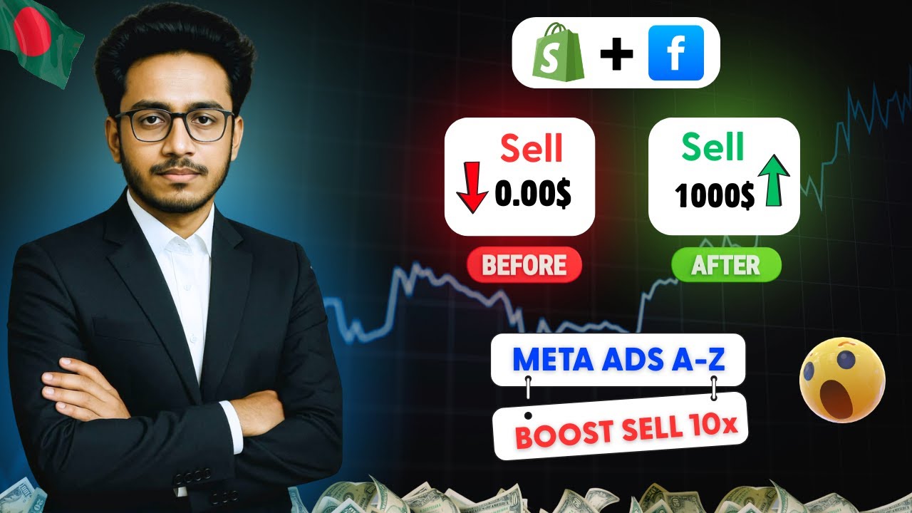 কিভাবে Shopify Store এ ১০ গুন পর্যন্ত Product Sell আনবেন Facebook এ Ads Run করে ! Dropshipping 2025