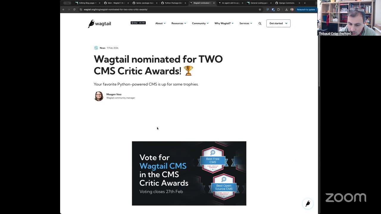 Django package maintenance guidelines - Wagtail Review