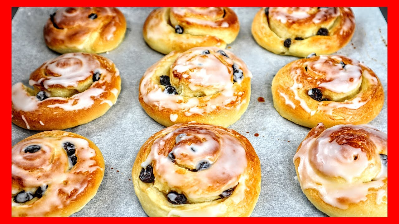 Rosinenschnecken selber machen | Raisin Bread | Rosinenschnecken Rezept