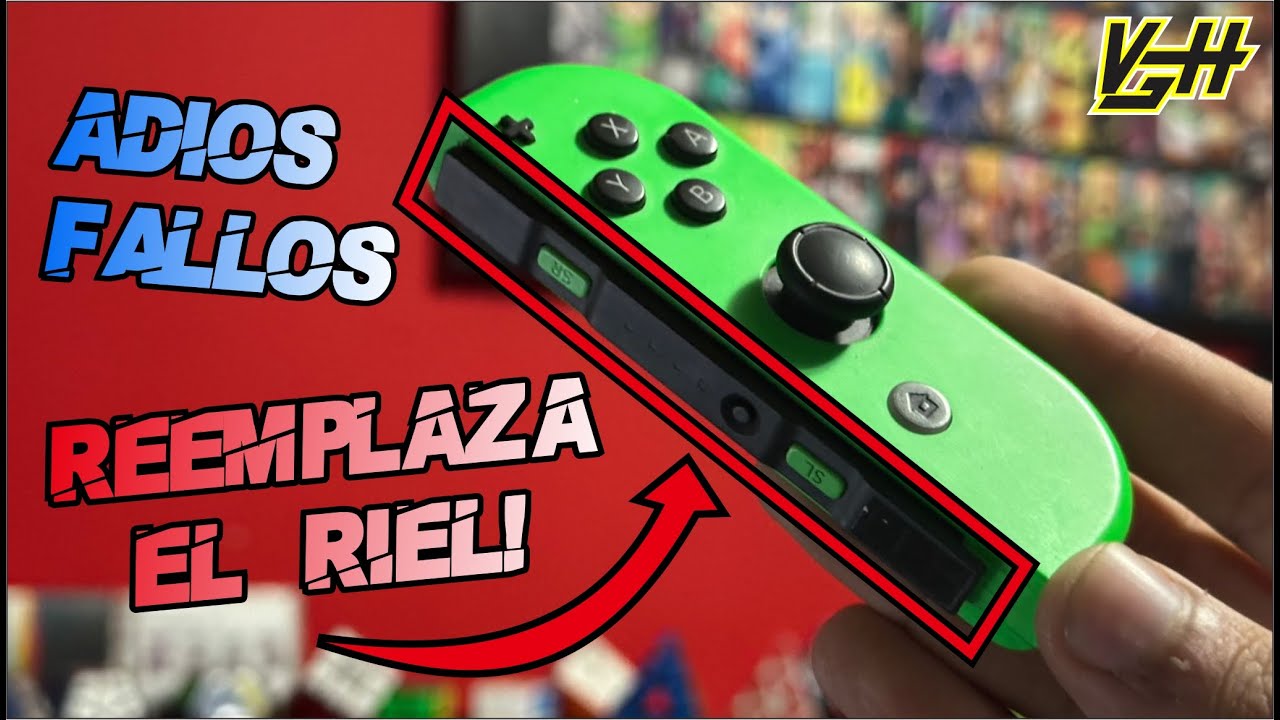 Así puedes CAMBIAR LOS RIELES de tus Joy-con! | VGH