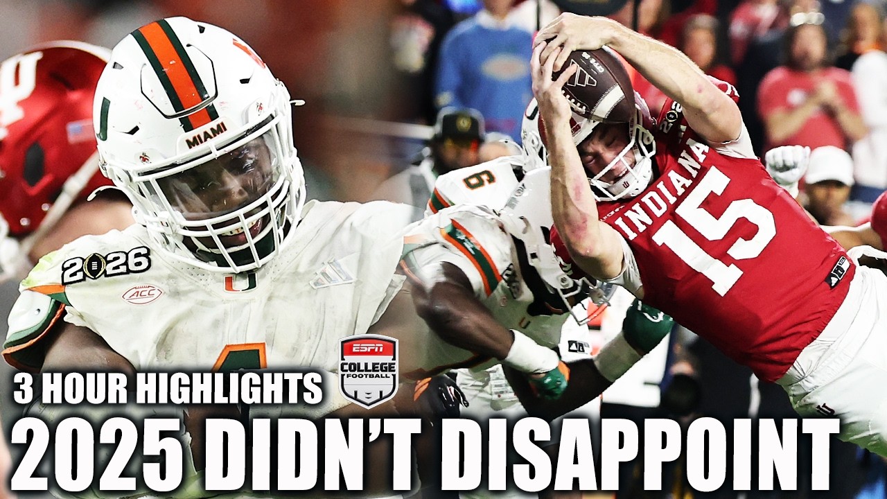 Highlights from every 2025-26 College Football Playoff Game [3+ HOURS] | ESPN College Football