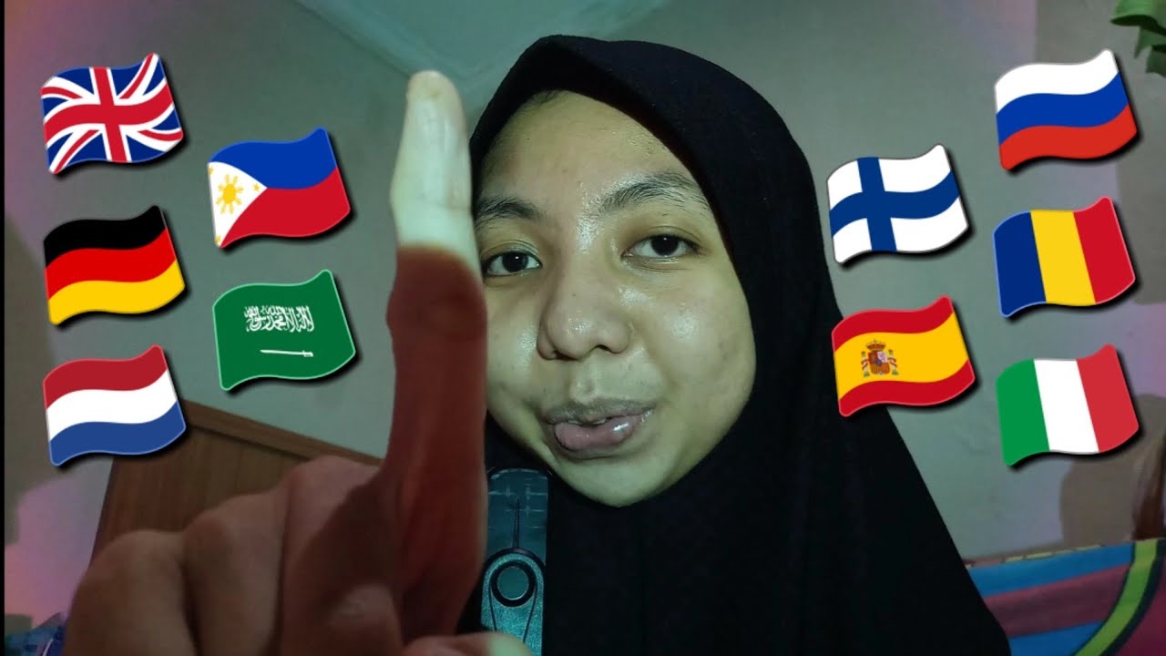 ASMR Counting 1 to 10 in 10 Different Languages