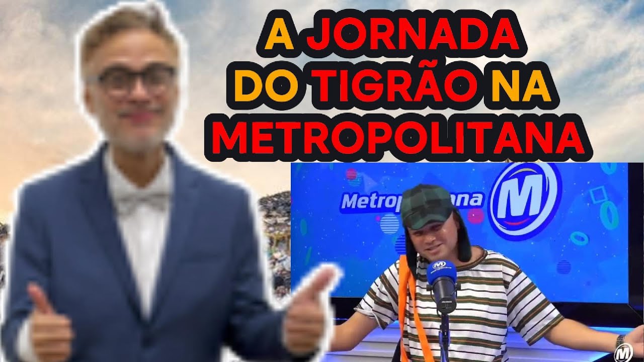 O ARTISTA TIGR&Atilde;O BRILHOU NA R&Aacute;DIO METROPOLITANA (ARQUIVO 10/10/2025)