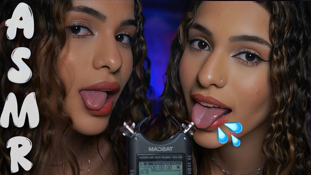 ASMR 👄 100% Sons de Boca Duplos (SEM FALAR) no Tascam DR-40x | Estímulos Relaxantes 💋💦