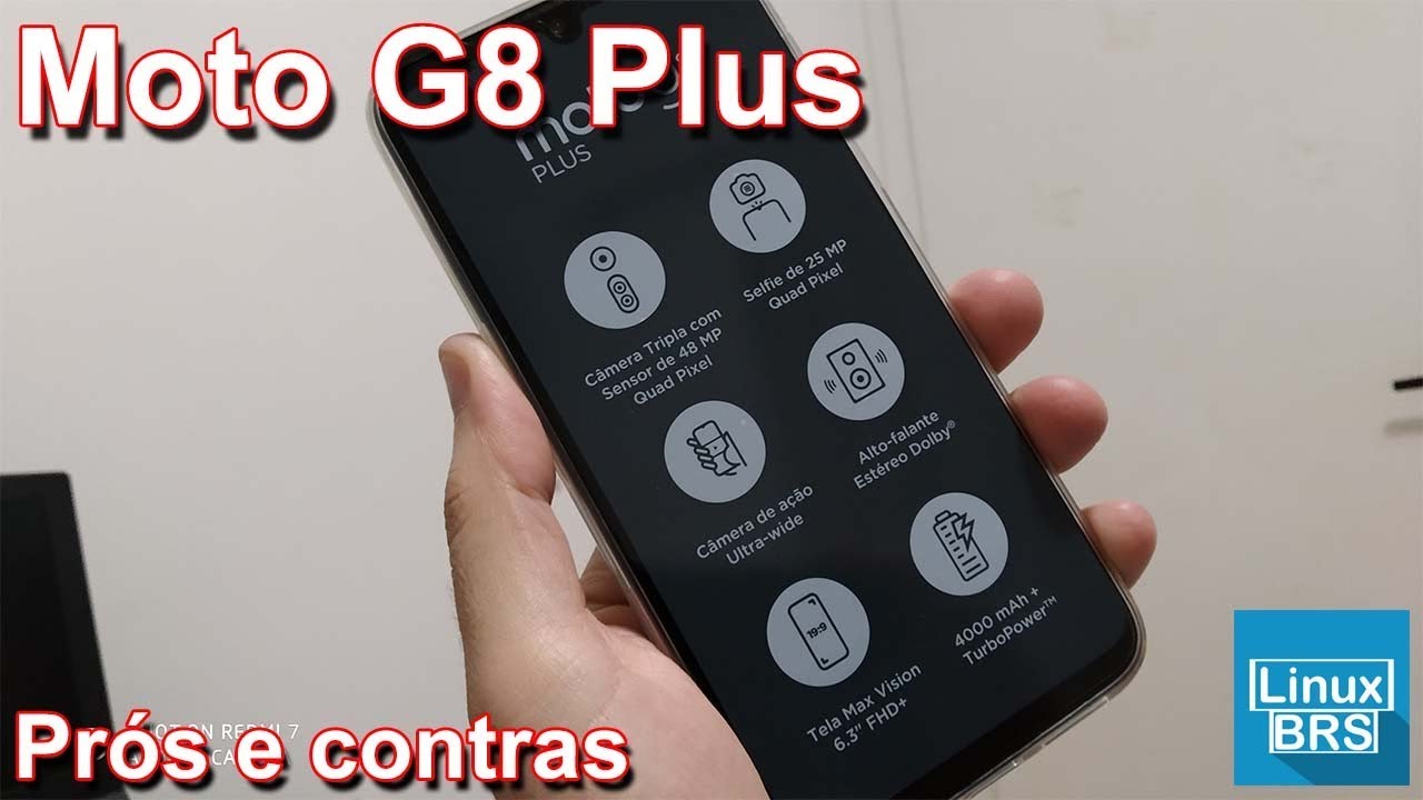 MOTOROLA MOTO G8 PLUS - PRÓS E CONTRAS