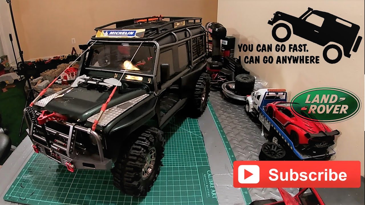 Hand built Widebody Kit for Traxxas Defender 110 | Modified my Traxxas TRX-4 Land Rover | RC Car