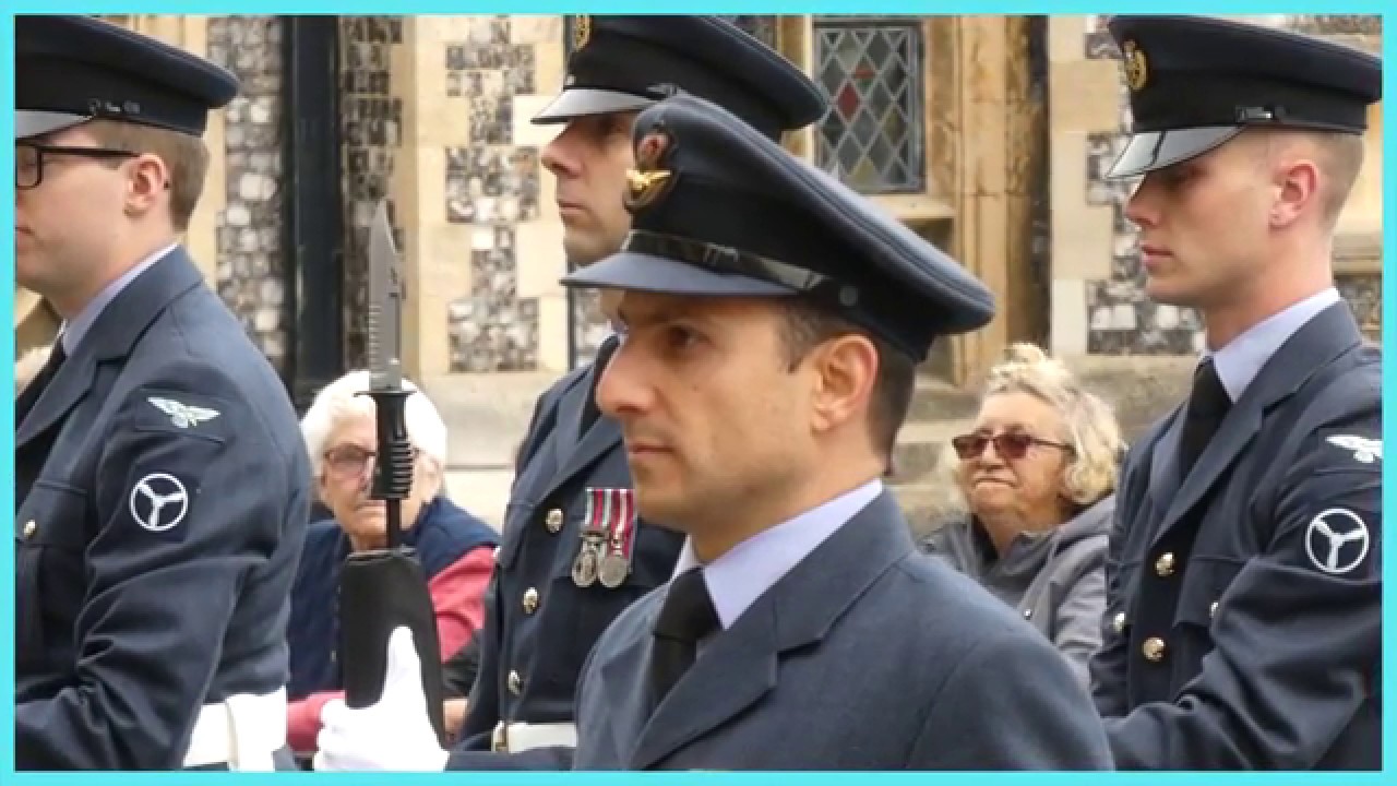 'RAF GENERAL SALUTE'. BATTLE OF BRITAIN PARADE, NORWICH, ENGLAND. 2018.