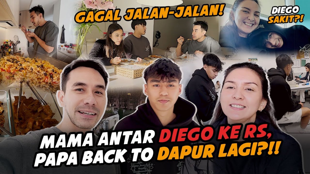MAMA DONNA ANTAR DIEGO KE RUMAH SAKIT! RENCANA LIBURAN BERUBAH TOTAL?!