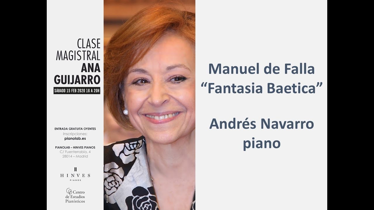 Ana Guijarro / Clase magistral Falla / 