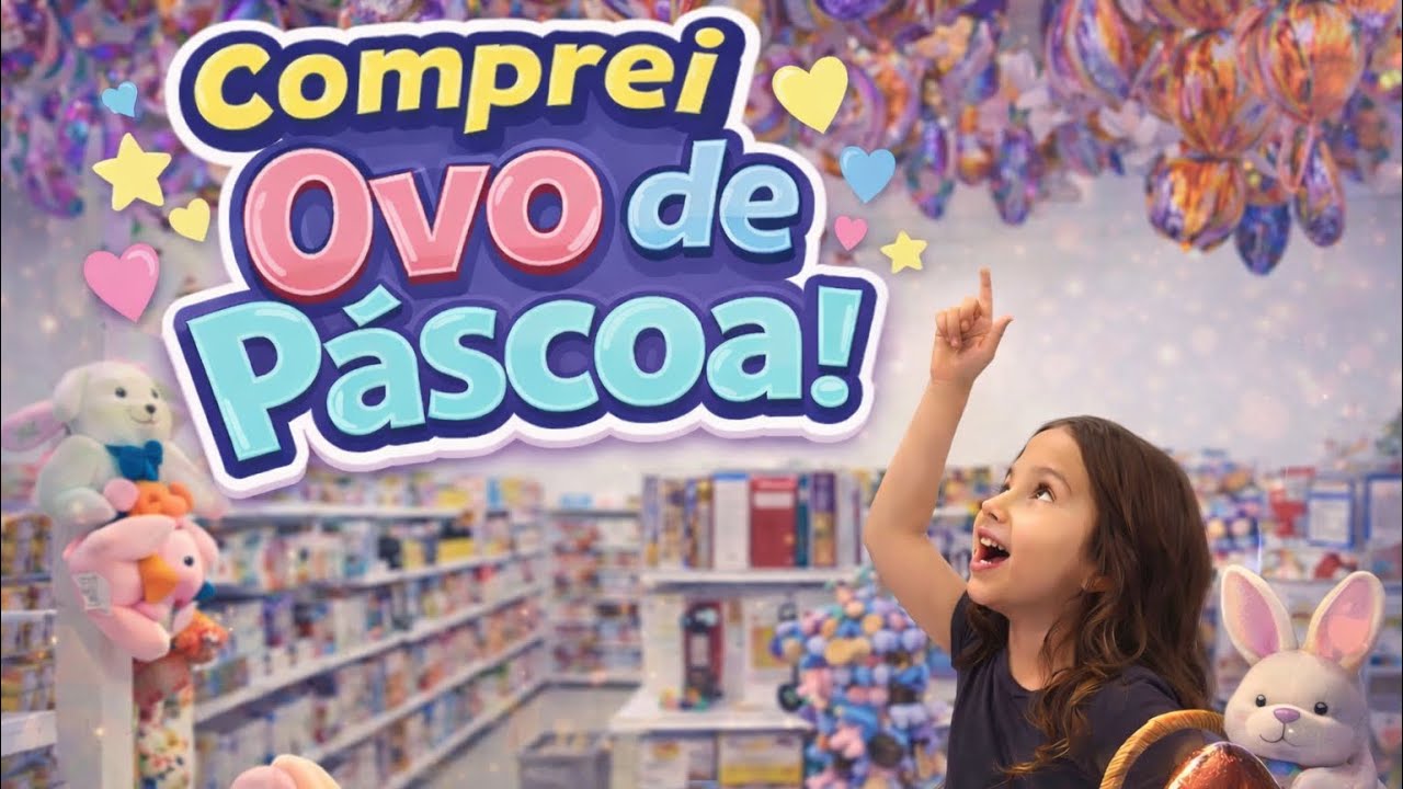 Comprei meu primeiro ovo de Páscoa de 2026