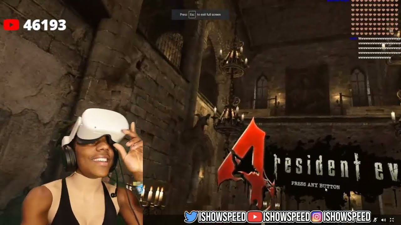 IShowSpeed Plays Resident Evil 4 *FULL VIDEO*