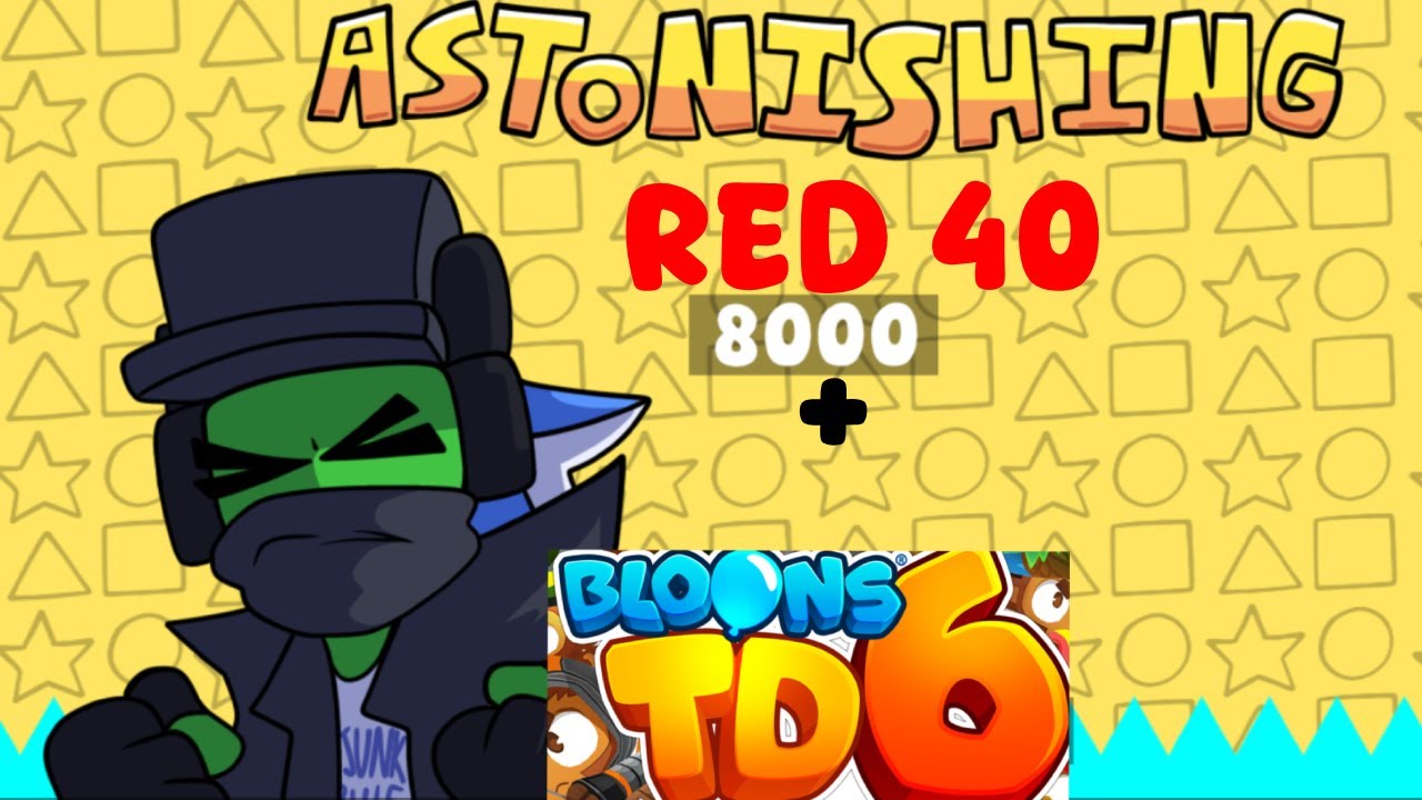 Can I beat Red 40 while playing Bloons TD 6?? | Ultimate Buddies Night