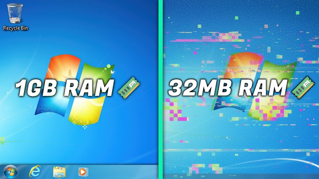 Windows 7, But The RAM Gets Lower And Lower...