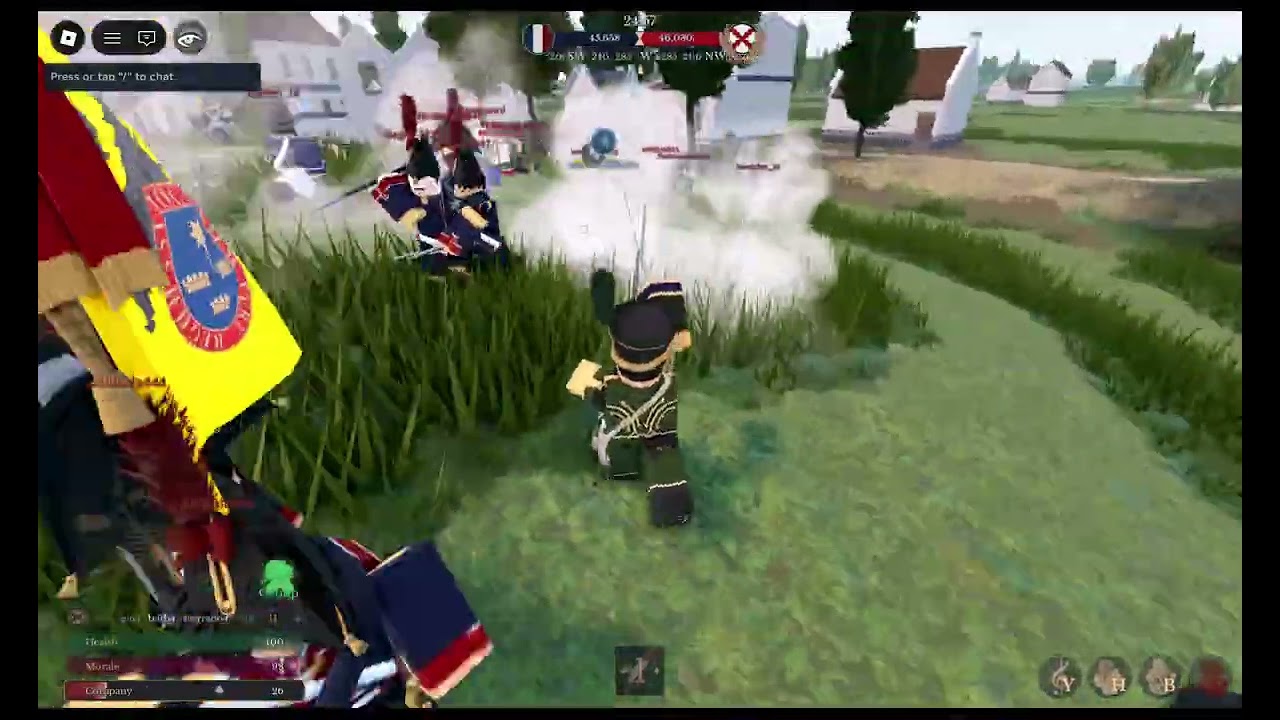 GRAND BATTLE NA, visto desde la linea de antaquera