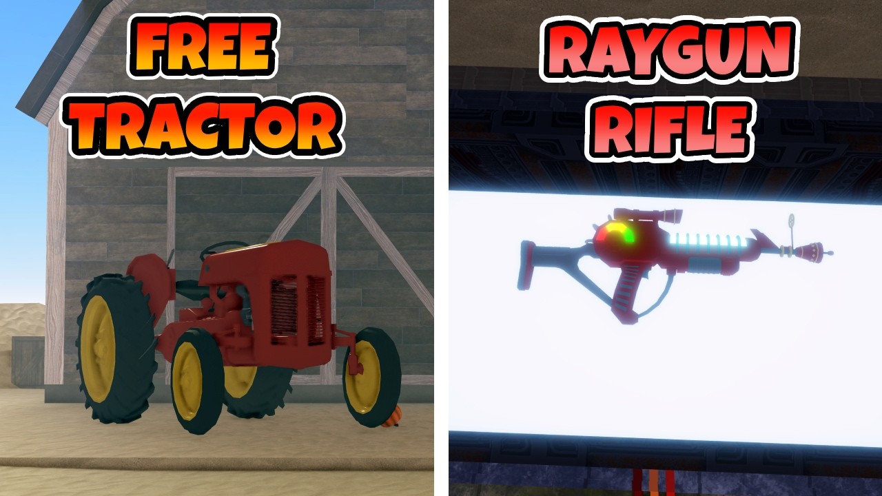 How To Get Cropmastero and Raygun Rifle in A Dusty Trip (Free Tractor and Weapon)