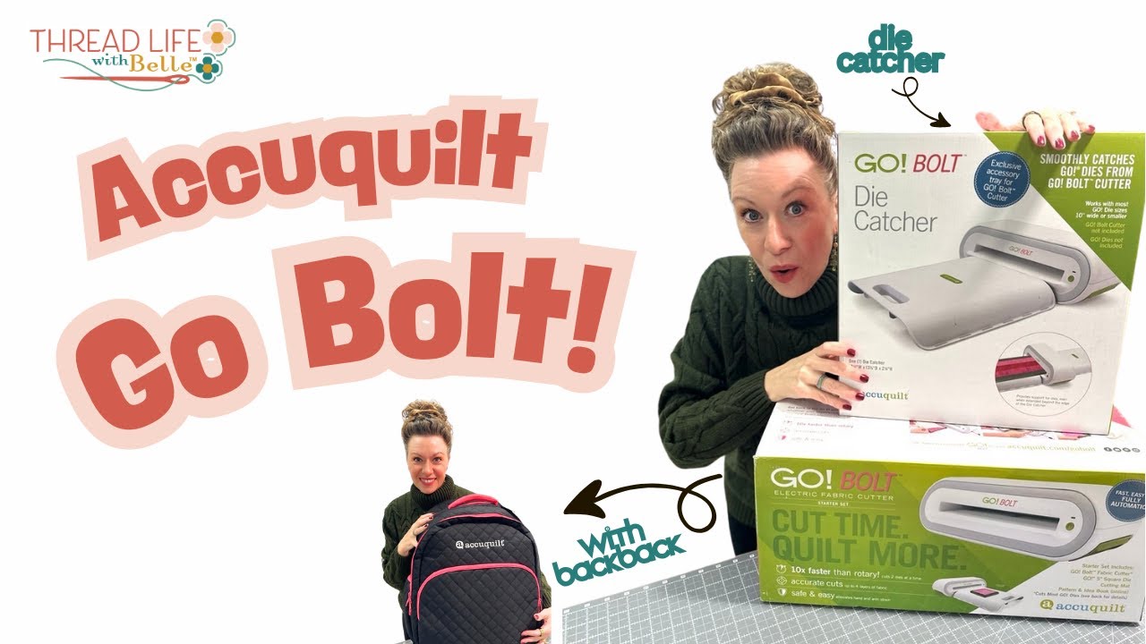 Новый портативный электрический утеплитель Accuquilt GoBolt и аксессуары к нему!