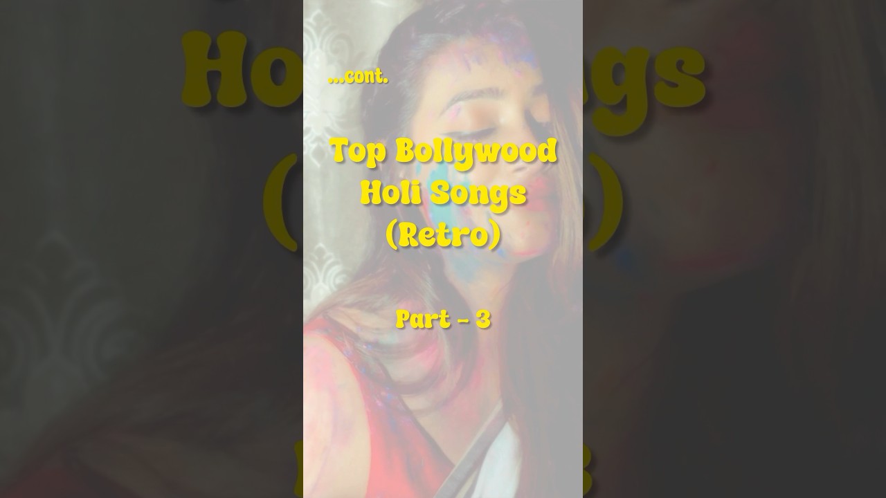 Top retro holi songs bollywood hindi| 2024 holi playlist | best old bollywood songs for holi 2024