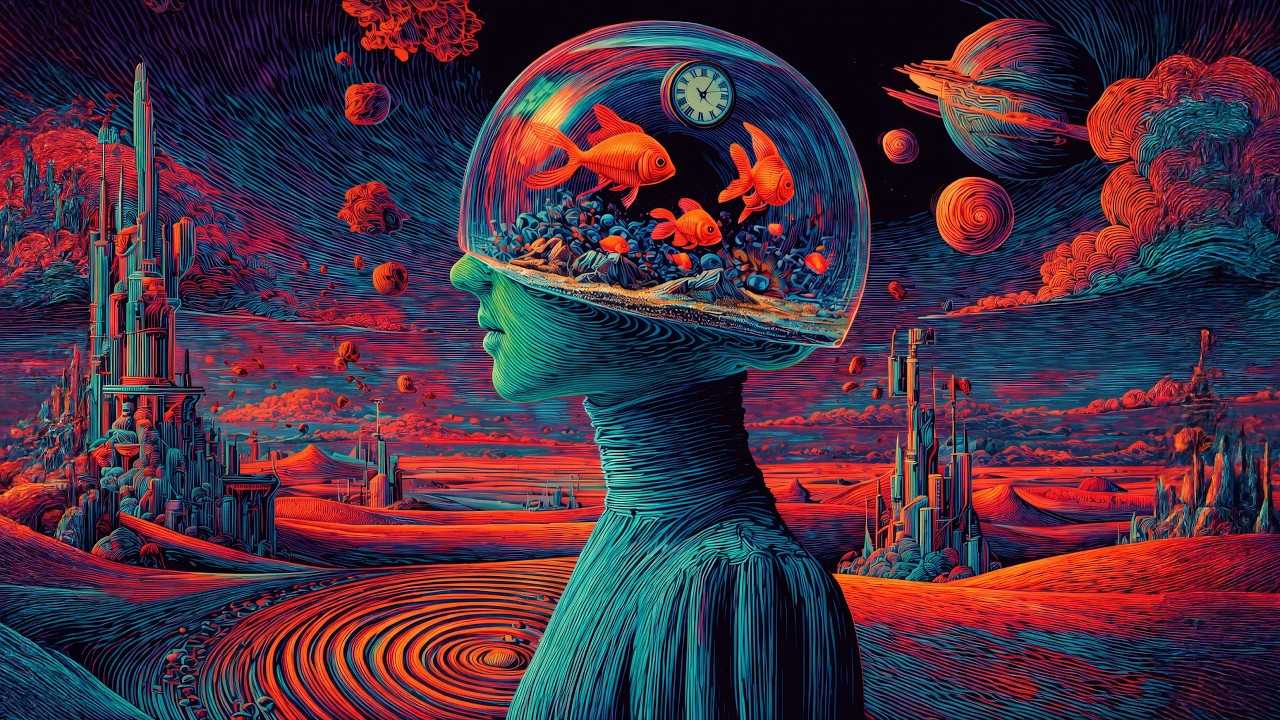 Somewhere Between Awake & Dreaming | Psychedelic Hip Hop Guitar Mix