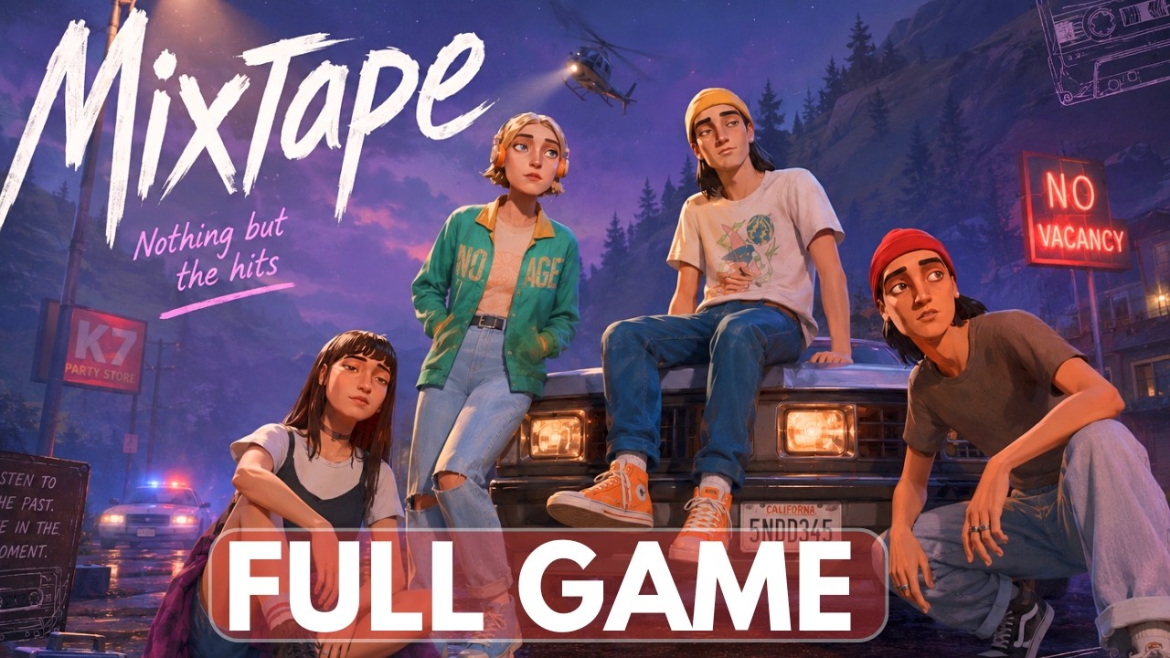 MIXTAPE Gameplay Full Game Walkthrough [60FPS] No Commentary