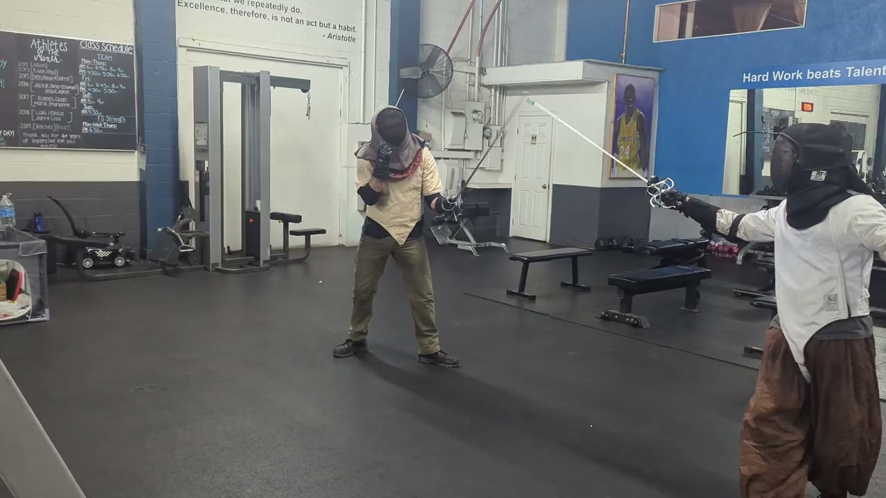 Rapier fencing at Tattershall School of Defense Long Beach 