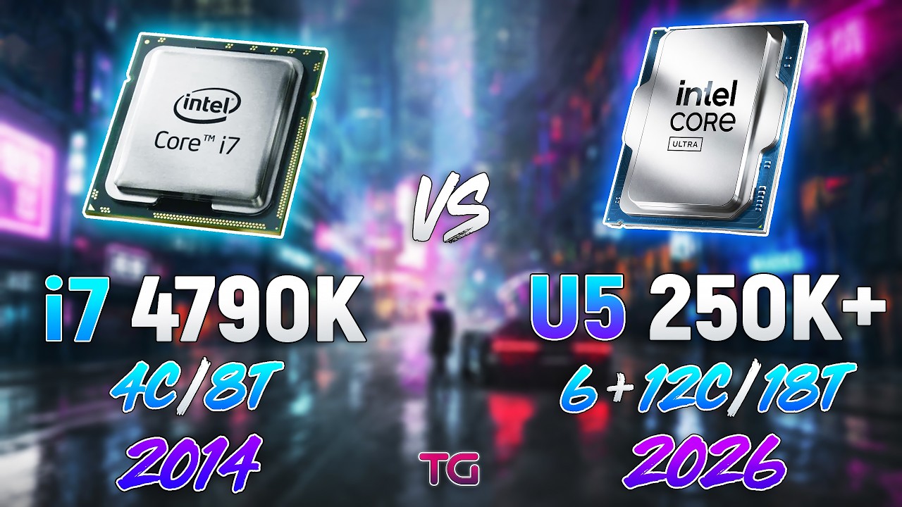 i7 4790K vs Ultra 5 250K Plus - 12 Years Difference