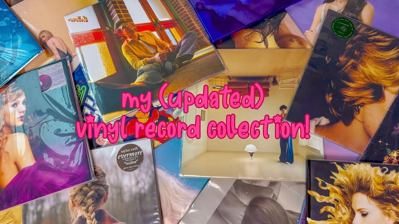 my (updated) vinyl record collection!! | 30+ vinyl records