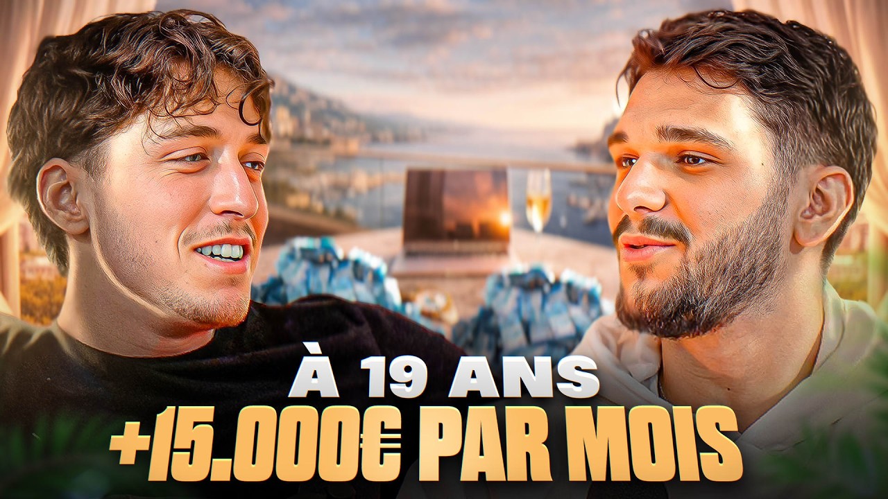 À 19 ans, encore étudiant… il fait 15.000€/mois