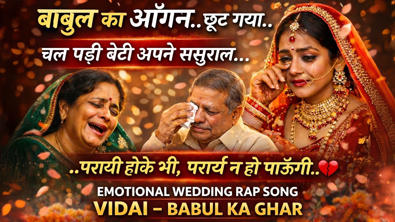 VIDAI – Babul Ka Ghar 🥺💔 | Emotional Wedding Rap Song 2026 | Father Daughter Bidaai Song / Hindi Rap