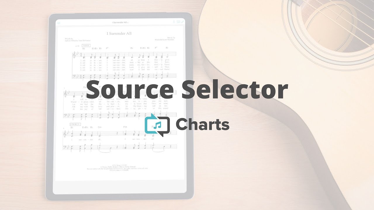 Source Selector | Charts