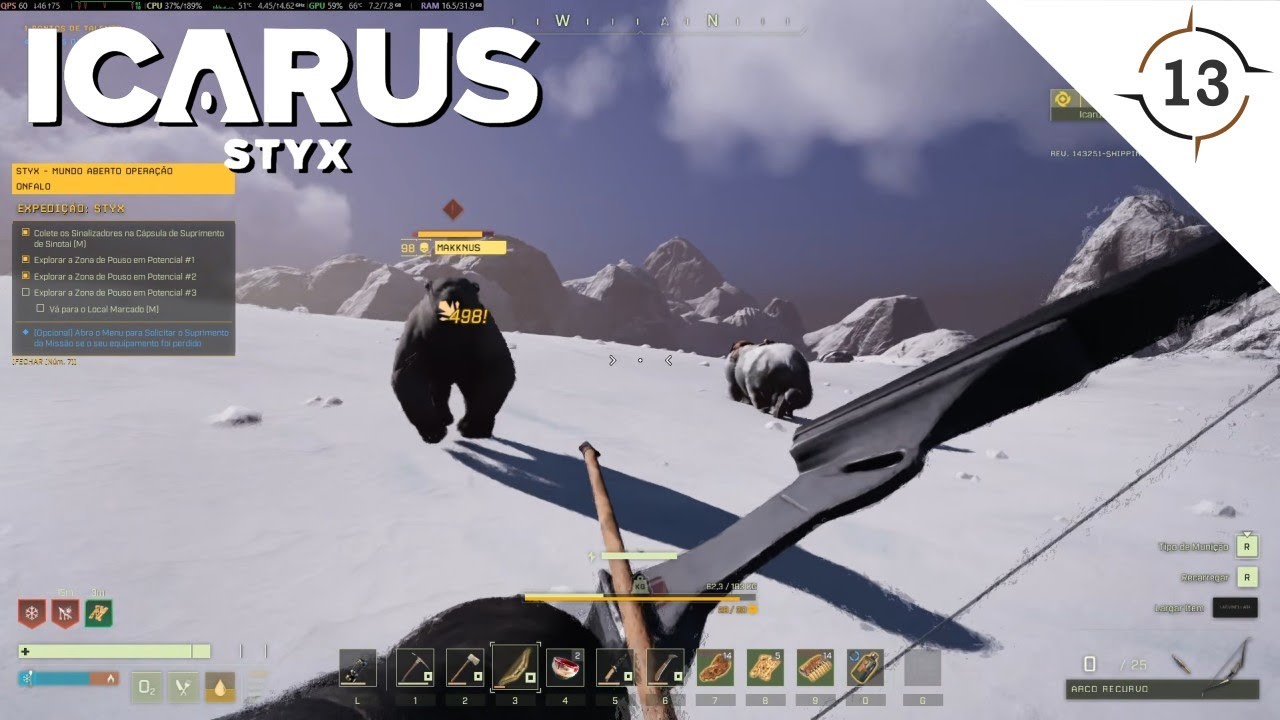 UM DIA BEM DIFICIL 💀 ICARUS Gameplay PT-BR EP13