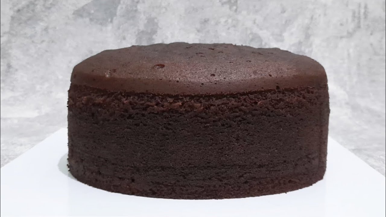 Base Cake Ulang Tahun 3 Telur, Super Lembut! | Sponge Cake Coklat Kukus