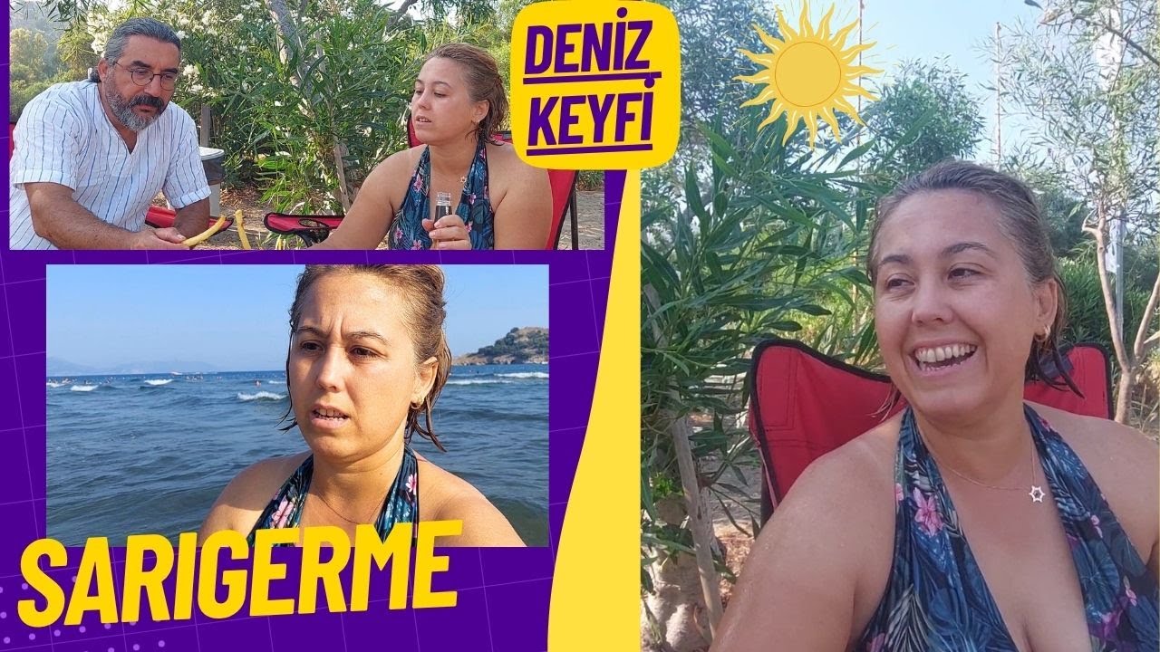 Sarıgerme Plajında Serin Bir Kaçamak 🌊 | İlk Deniz Vlog’umuz!