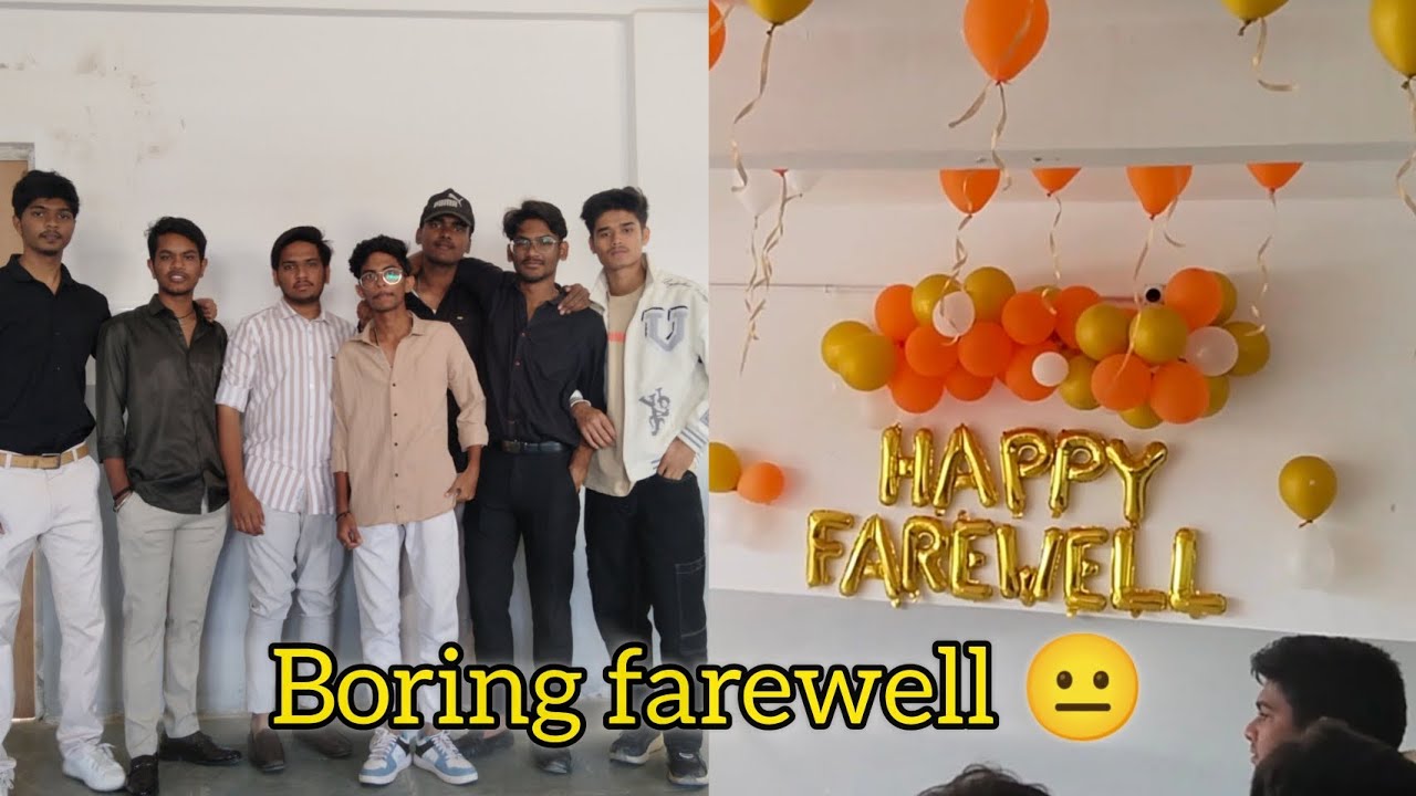 Boring farewell 😐 | #avishekvlogs #vlogs #viralvideo #farewellprogram #farewell 
