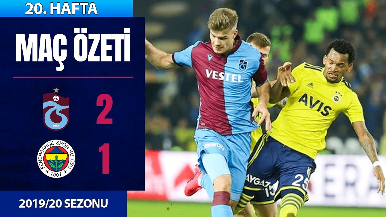 ÖZET: Trabzonspor 2-1 Fenerbahçe | 20. Hafta - 2019/20