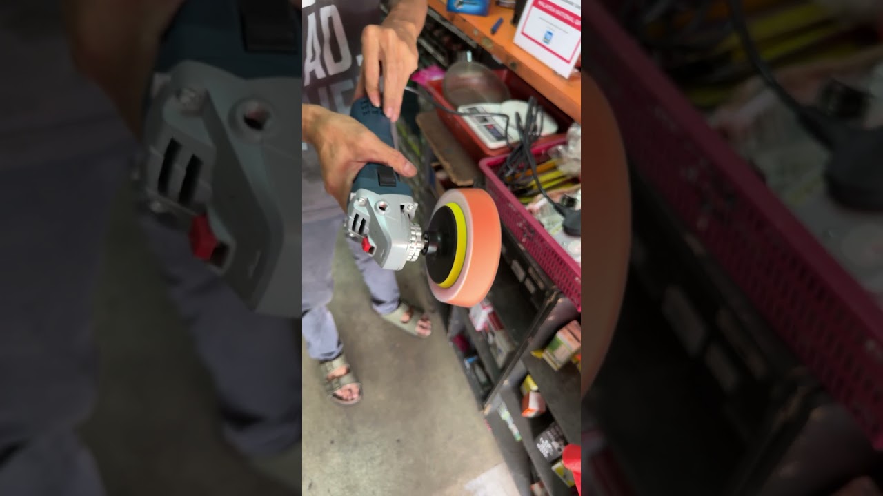 Bosch Speed Control Grinder as Polisher