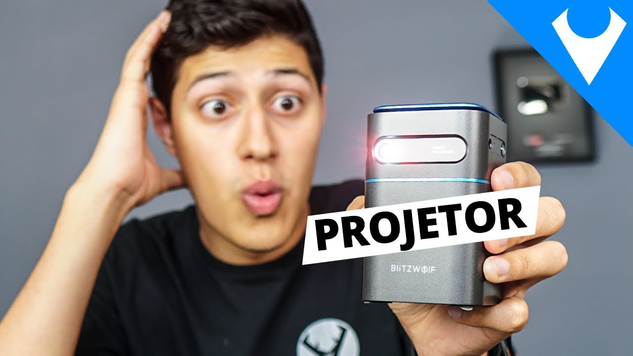 Mais barato! ADEUS TV SMART de 32''! O MELHOR PROJETOR que você poderia TER! #unboxing