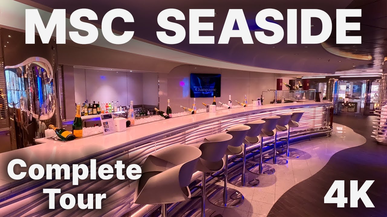 MSC SEASIDE - Complete Cruise Tour 2025 - 4k - MSC Cruises