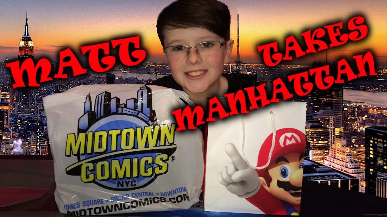 Matt Takes Manhattan! A Visit to Nintendo NYC and Midtown Comics
