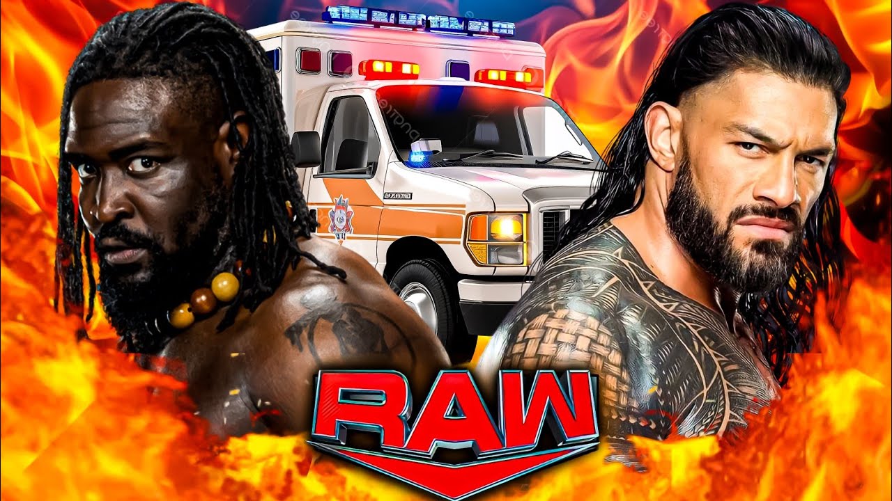 Roman Reigns vs Oba Femi Ambulance Match WWE Raw 09 March 2026 | WWE 2K26 Gameplay