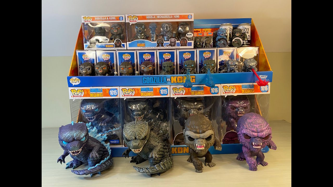EVERY Godzilla vs Kong Funko Pop! All Versions and All Exclusives! Updated April 2022