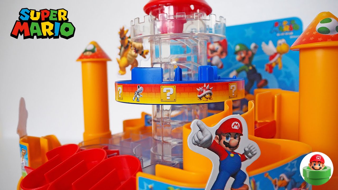 クッパ城からピーチを救え！マリオおもちゃぐるぐるキャッスルランドで遊ぼう！5つのステージを大冒険！Super Mario Toys