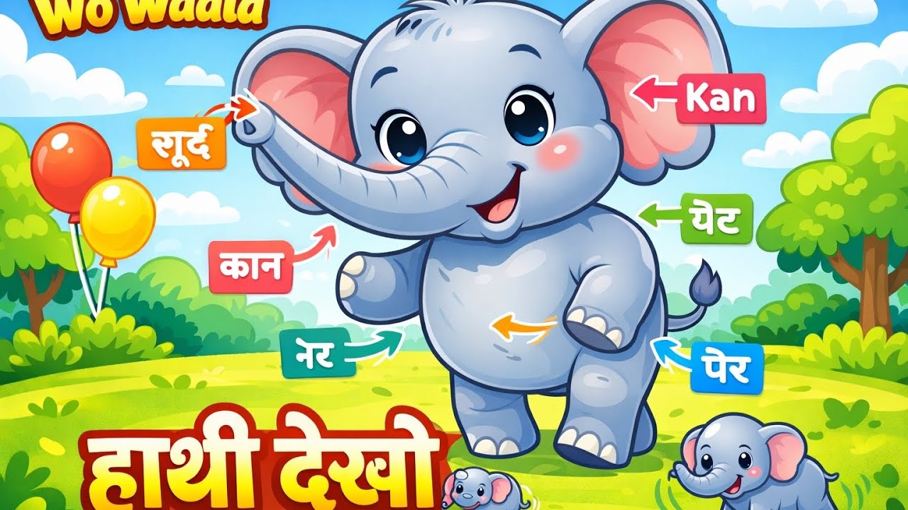 The Elephant Song - Fun Songs for Kids
