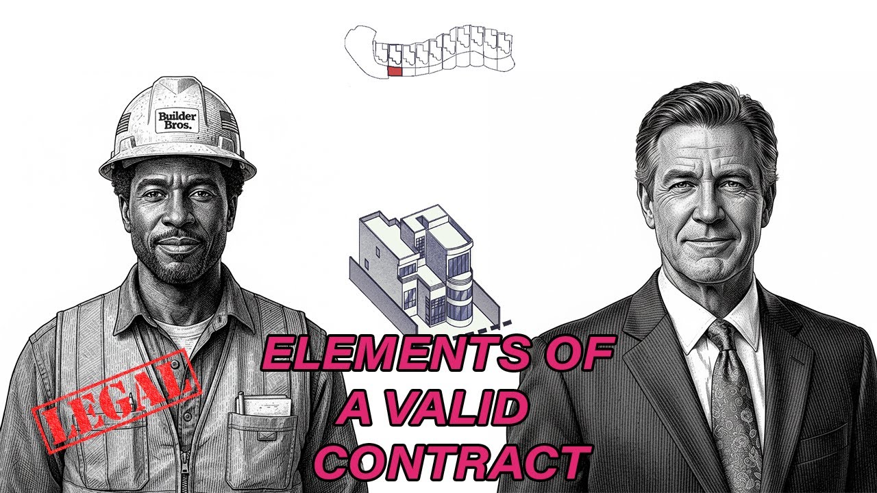 Elements Of a Valid Contracts || What Makes a Construction Contract Valid
