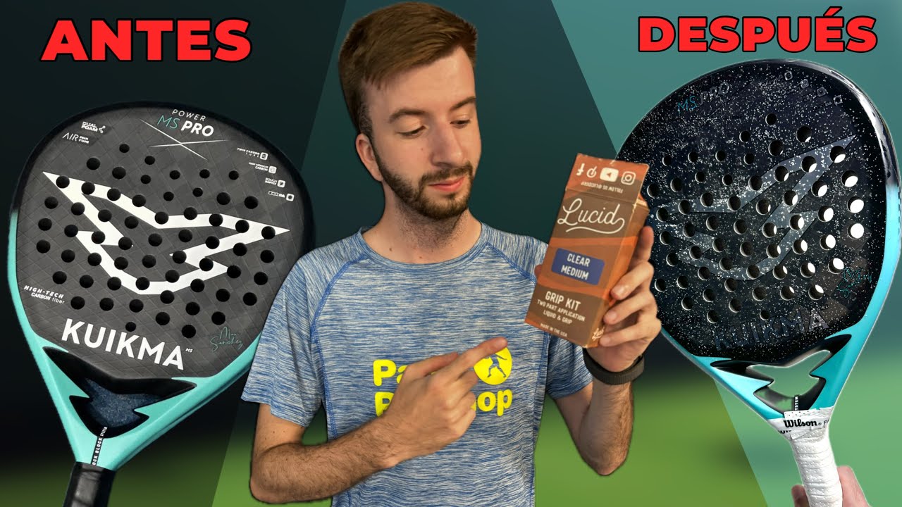 LE PONGO RUGOSO A UNA PALA CON LUCID GRIP - Dani13